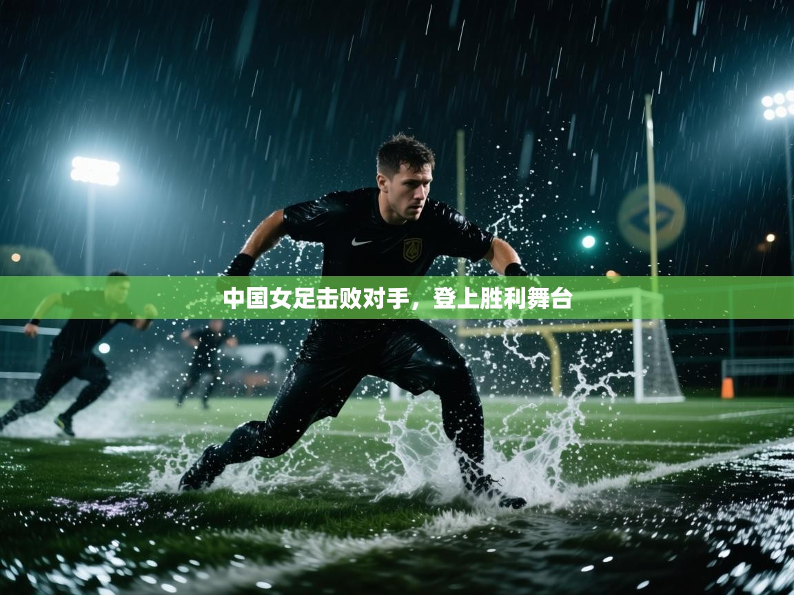 中国女足击败对手，登上胜利舞台